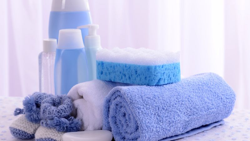 Bước 1: Chuẩn bị trước khi tắm