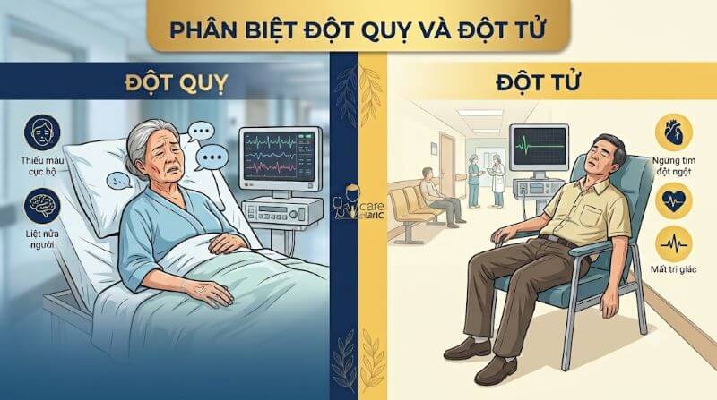 Đột tử và đột quỵ có gì khác nhau?