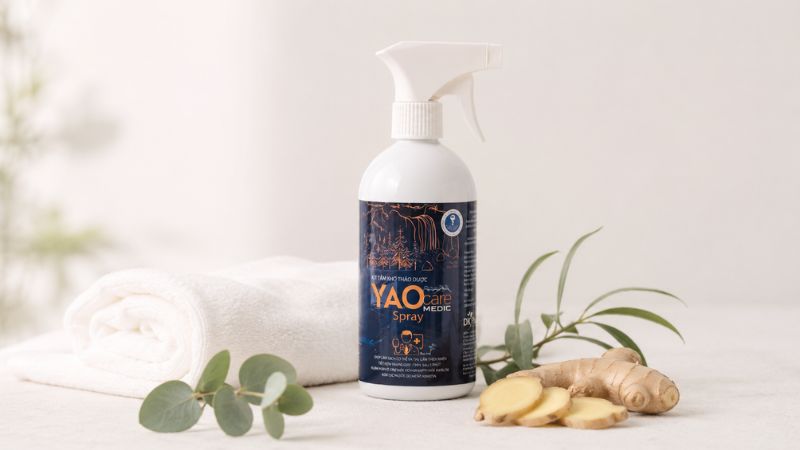Xịt tắm khô thảo dược Yaocare Medic